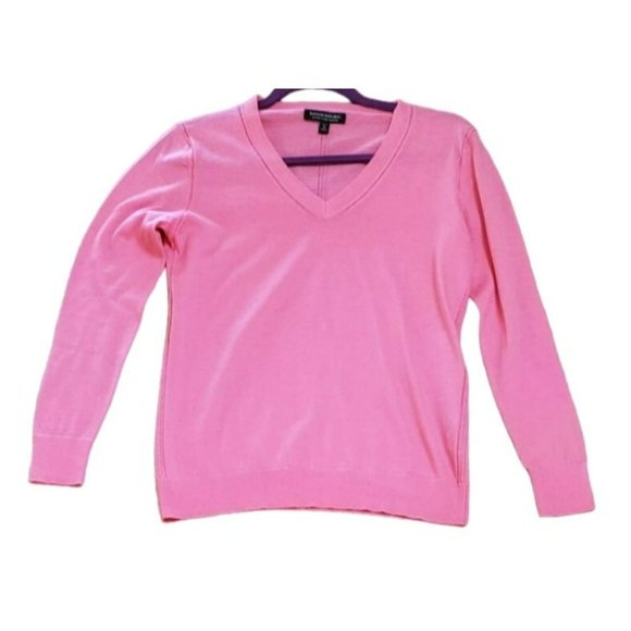 Banana Republic Women's Barbie Pink Merino Extra Fine Wool Sweater Size SP - Picture 1 of 6